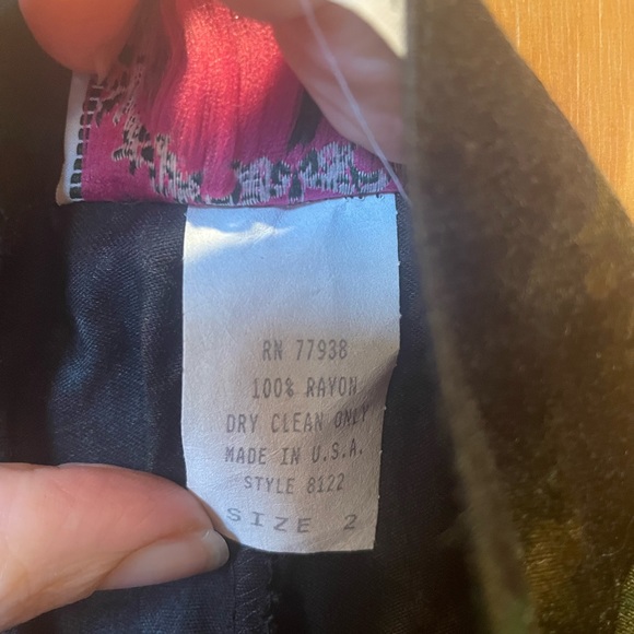 traditional trading co. Vintage womens Pleated Equestrian Print Pants Size 2 - Picture 7 of 10